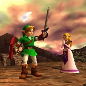 Link reclaims The Master Sword during final boss fight against Ganon The Legend of Zelda Ocarina of Time Nintendo 64 Nintendo 3DS 